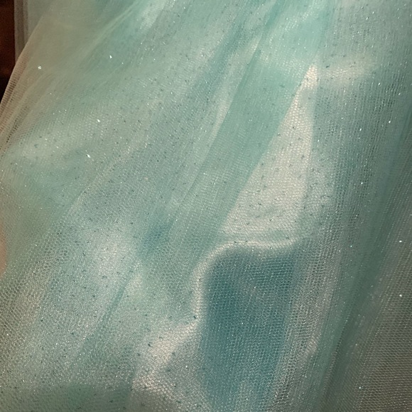 Turquoise Prom Dress - Picture 4 of 6